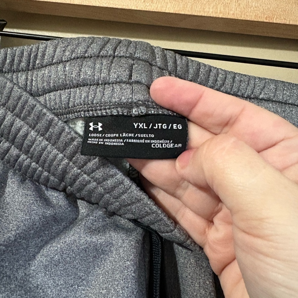 Under Armour Heather Gray Joggers - Picture 2 of 3
